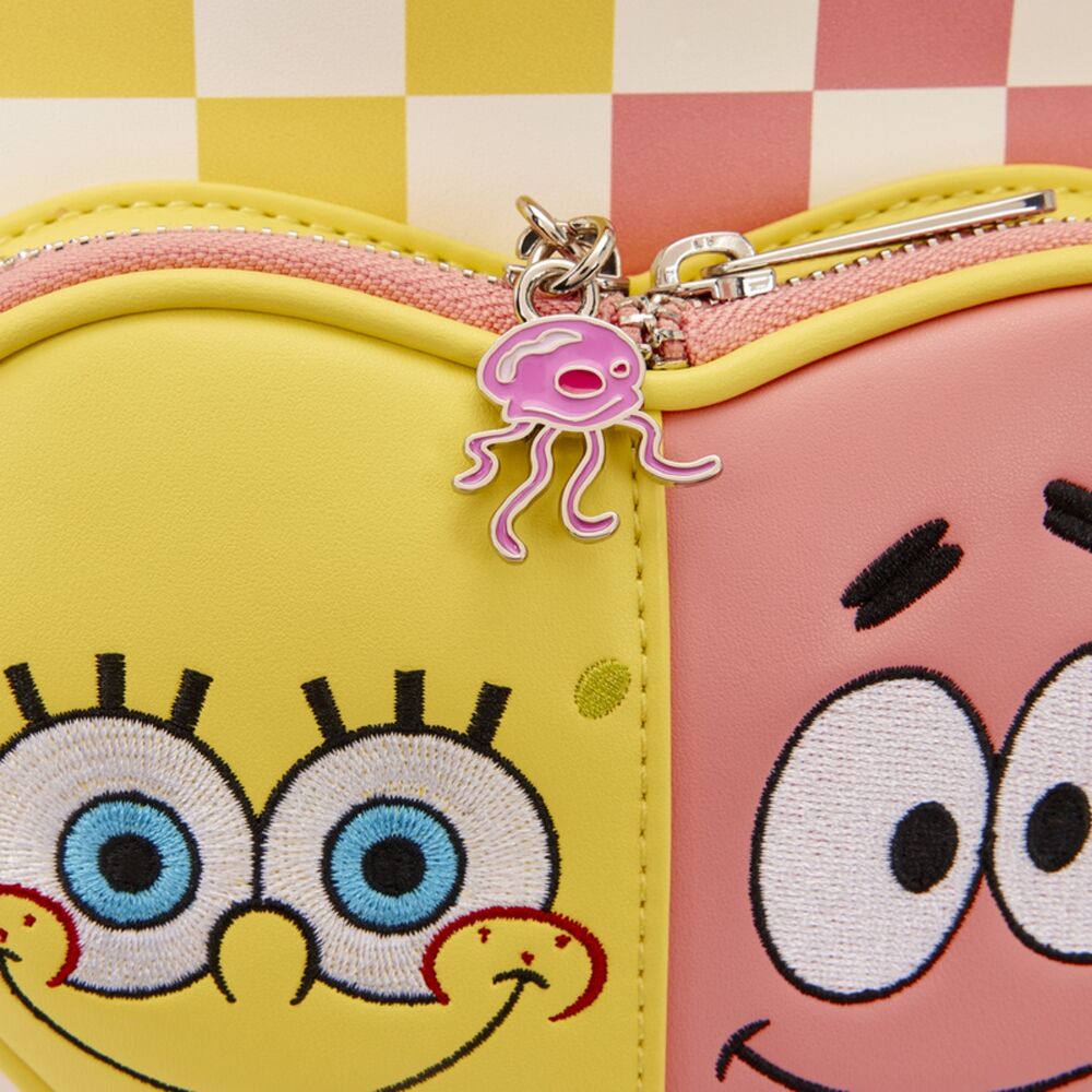Mochila SpongeBob SquarePants & Patrick Star Checkered Loungefly 26cm