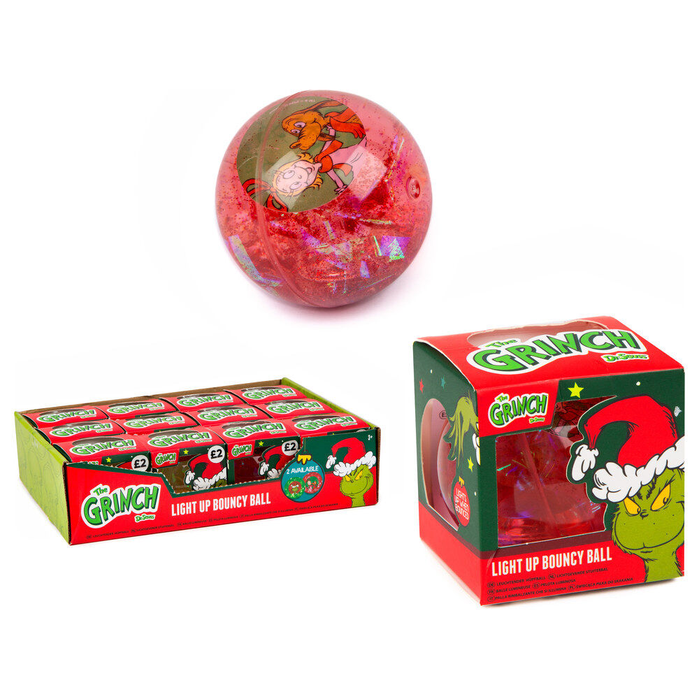 Pelota saltarina Led El Grinch