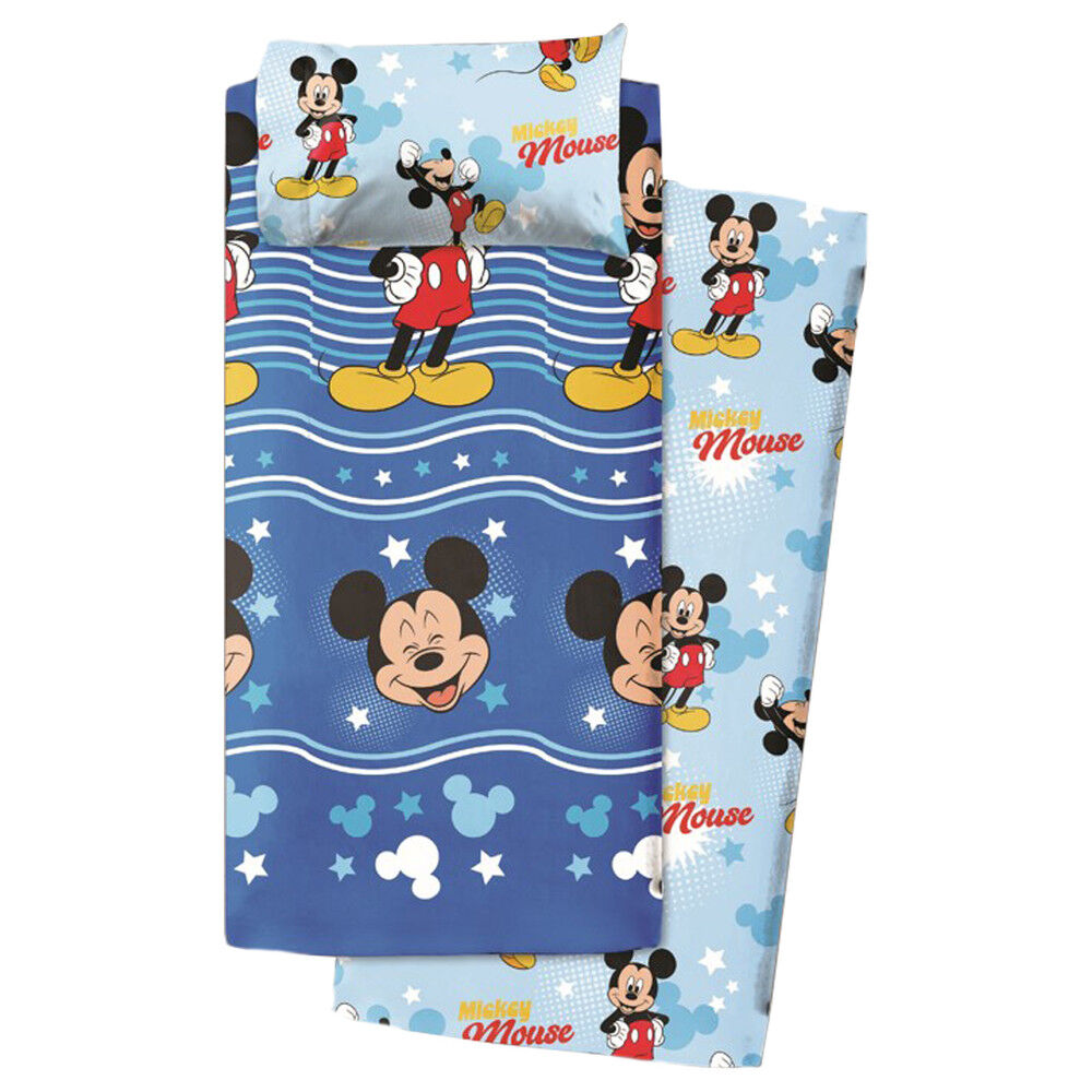 Juego sabanas Mickey Disney algodon 90cm