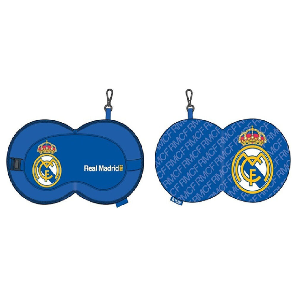 Cojin viaje + antifaz Real Madrid