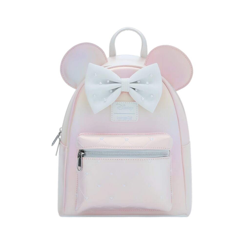 Mochila Disney Minnie Mouse Pink Pearl Loungefly 26cm