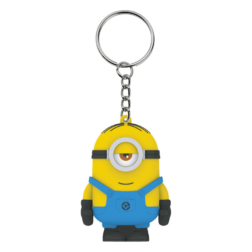 Llavero figura 3D con luz Minions Flashies