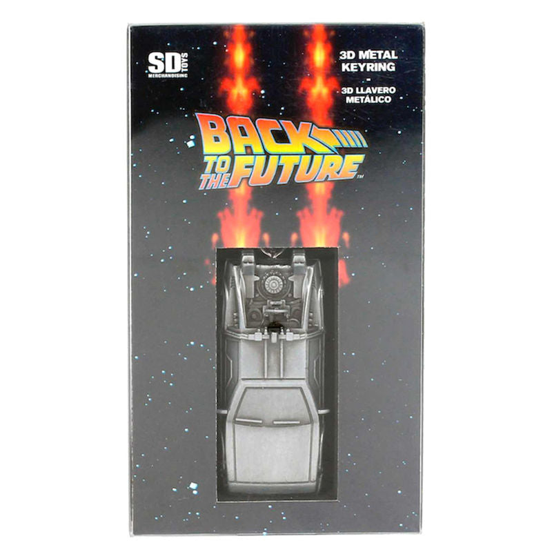 Llavero 3D metal Delorean Regreso al Futuro