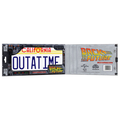 Replica matricula DeLorean Outatime Regreso al Futuro