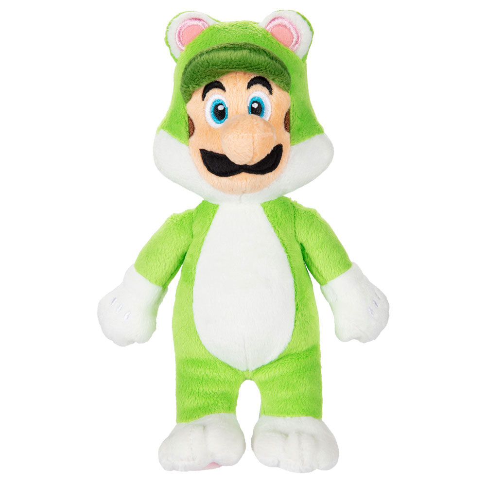 Peluche Luigi Felino Super Mario Nintendo 18cm