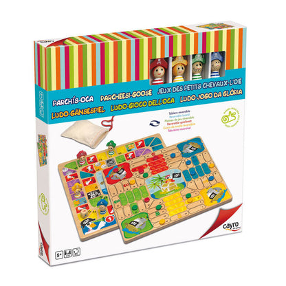 Juego mesa Parchis y Oca Piratas