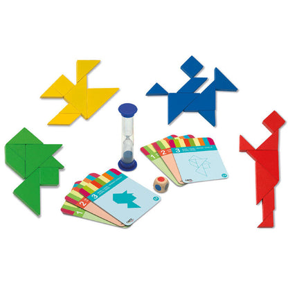 4 Tangrams Madera