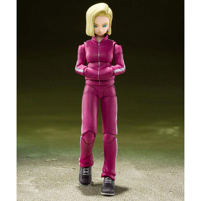 Figura Androide 18 Saga de la Batalla entre Universos Dragon Ball Super 14cm