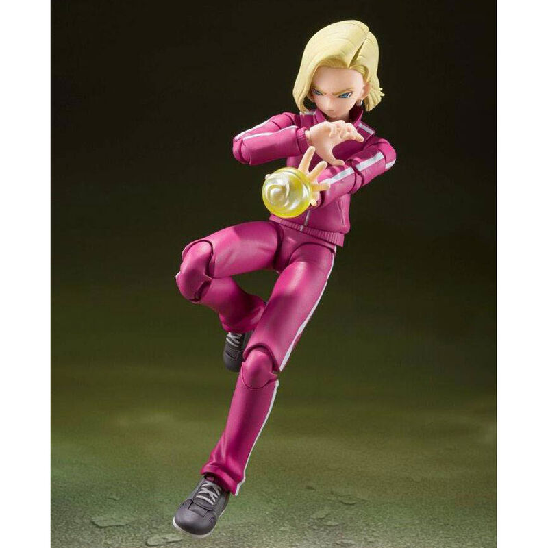 Figura Androide 18 Saga de la Batalla entre Universos Dragon Ball Super 14cm