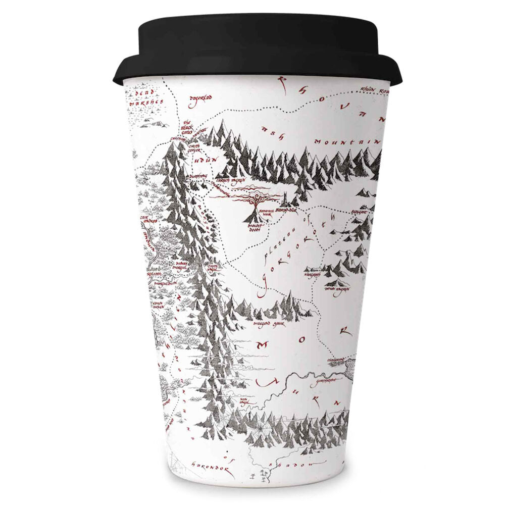 Taza viaje Mapa Mordor El Señor de los Anillos