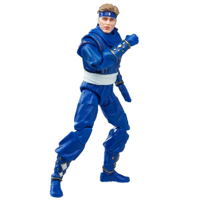Figura Ninja Blue Ranger Power Rangers Lightning Collection 15cm