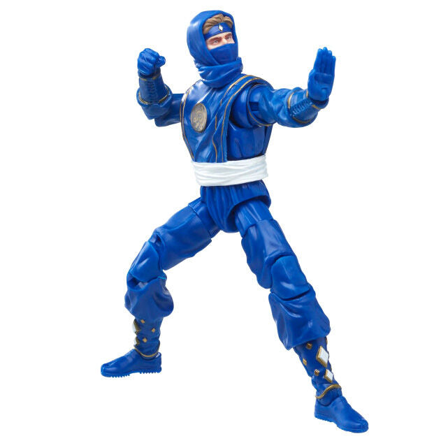 Figura Ninja Blue Ranger Power Rangers Lightning Collection 15cm