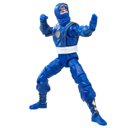 Figura Ninja Blue Ranger Power Rangers Lightning Collection 15cm