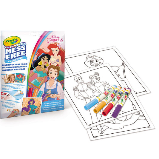 Colorea sin Manchas Princesas Disney Crayola