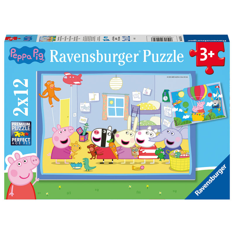 Puzzle Peppa Pig 2x12pzs