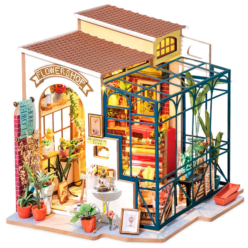 Maqueta Casa Miniatura Emily s Flower Shop 258pzs