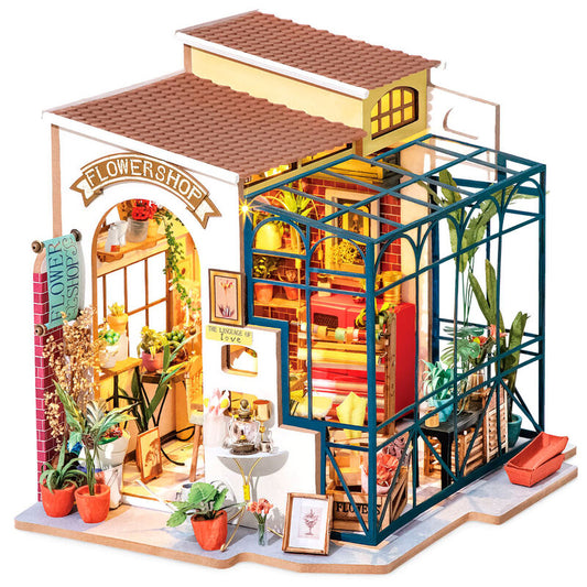 Maqueta Casa Miniatura Emily s Flower Shop 258pzs