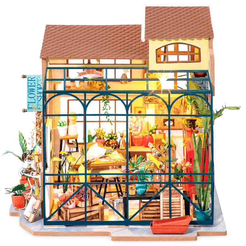 Maqueta Casa Miniatura Emily s Flower Shop 258pzs