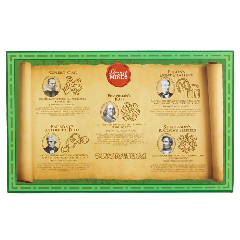 Set 5 juegos habilidad Men The Great Minds