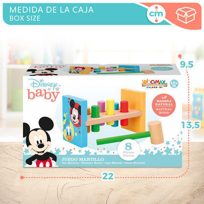 Juego Martillo Baby Disney madera