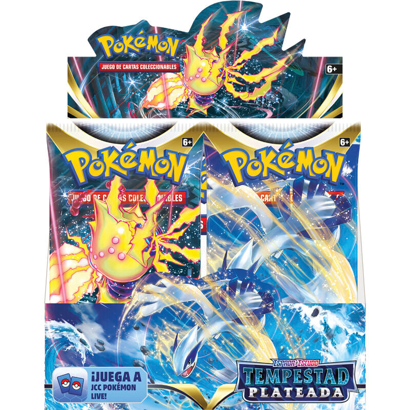 Sobre cartas Tempestad Plateada Espada y Escudo Pokemon español