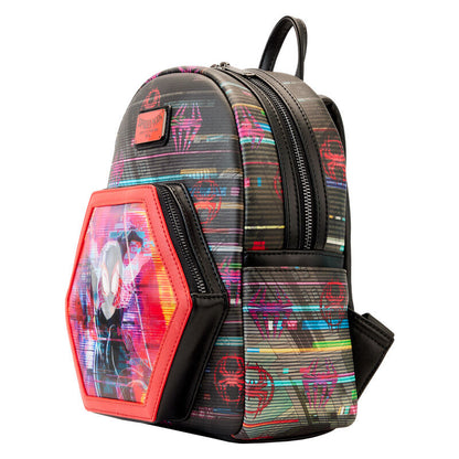 Mochila lenticular Cruzando el Multiverso Spiderman Marvel Loungefly 27cm