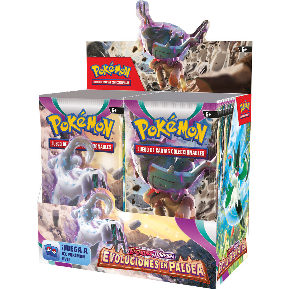 Sobre cartas Evoluciones en Paldea Pokemon español