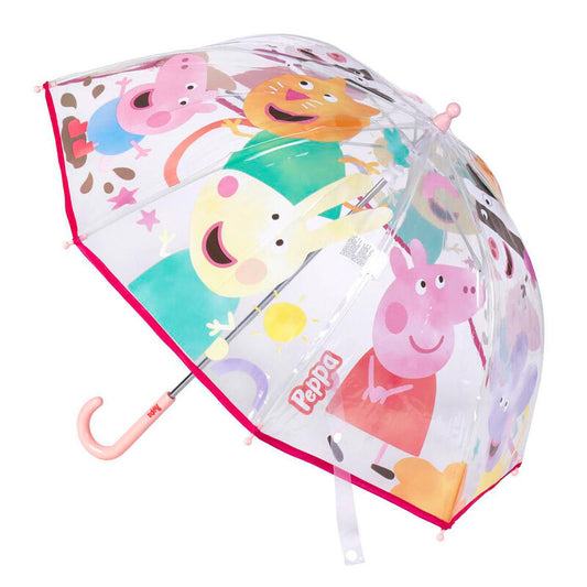 Paraguas manual burbuja Peppa Pig 45cm