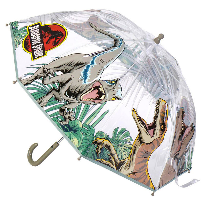 Paraguas manual burbuja Jurassic Park 45cm