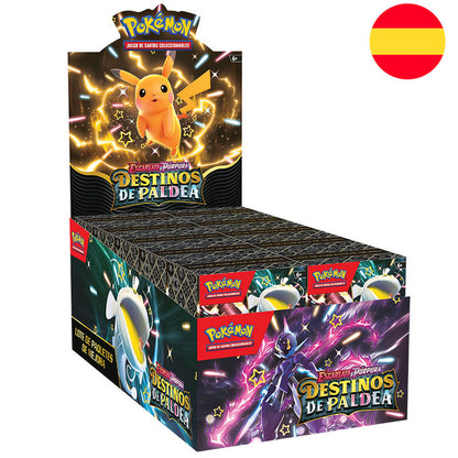 Juego cartas Destinos de Paldea Escarlata y Purpura Pokemon español