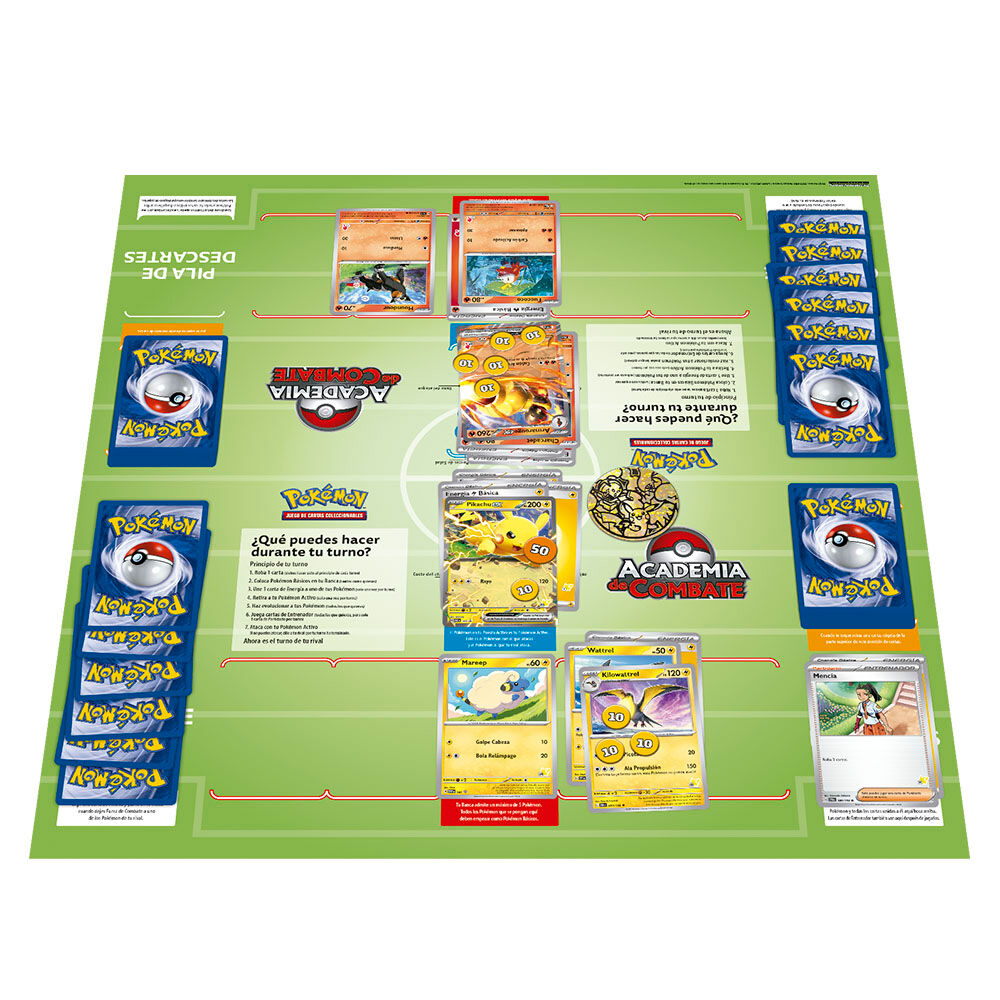 Juego cartas coleccionables Academia de Combate Academy Pokemon EspaÃ±ol