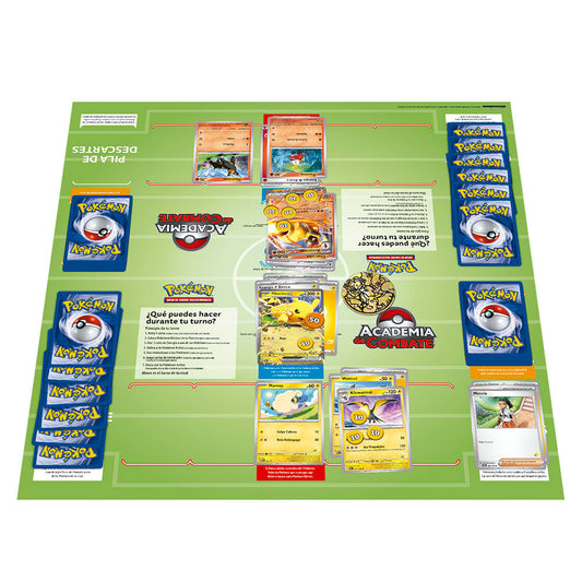 Juego cartas coleccionables Academia de Combate Academy Pokemon EspaÃ±ol