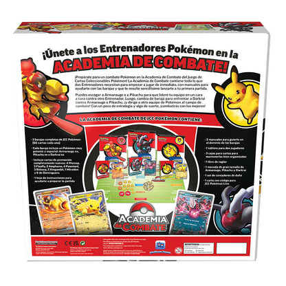 Juego cartas coleccionables Academia de Combate Academy Pokemon EspaÃ±ol