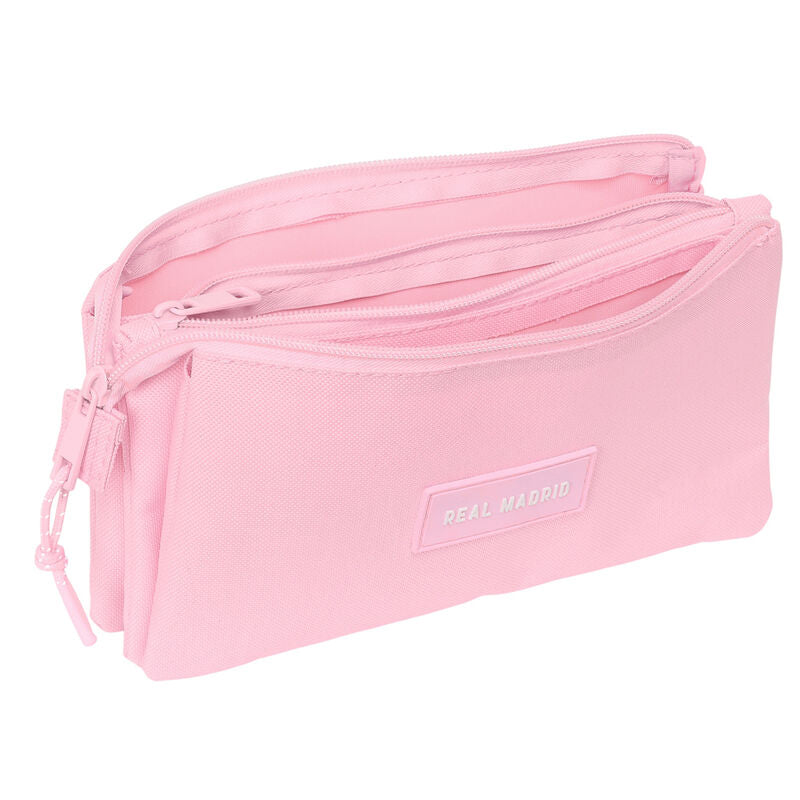 Portatodo rosa Real Madrid triple