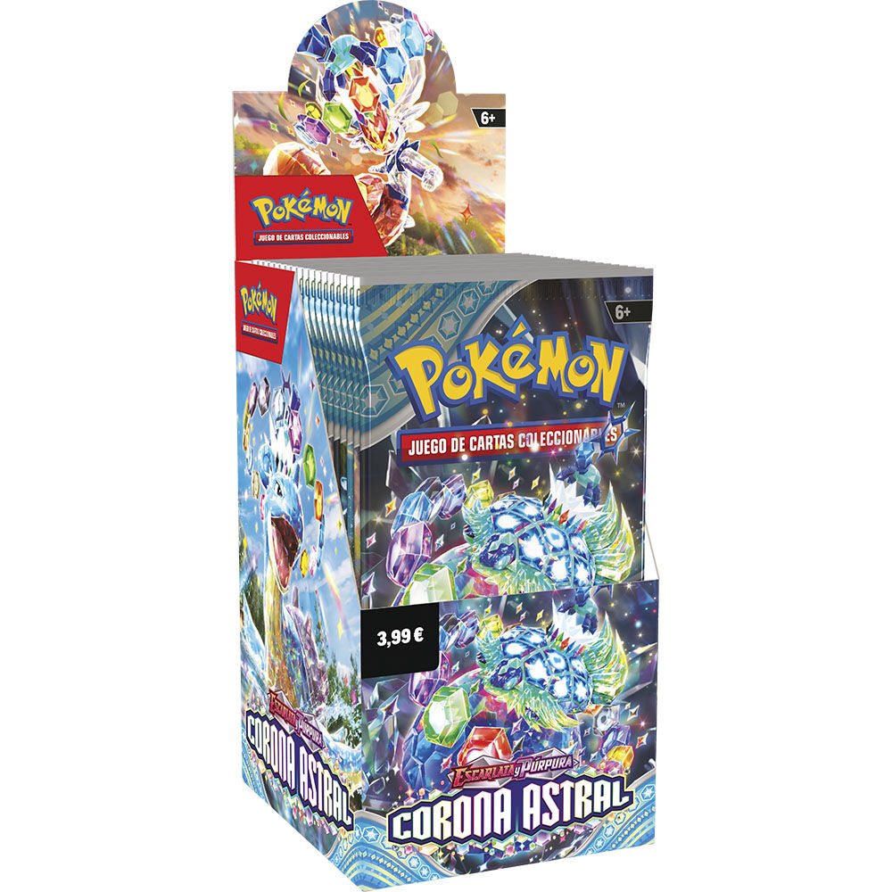Sobre cartas Corona Astral Escarlata & Purpura Pokemon español