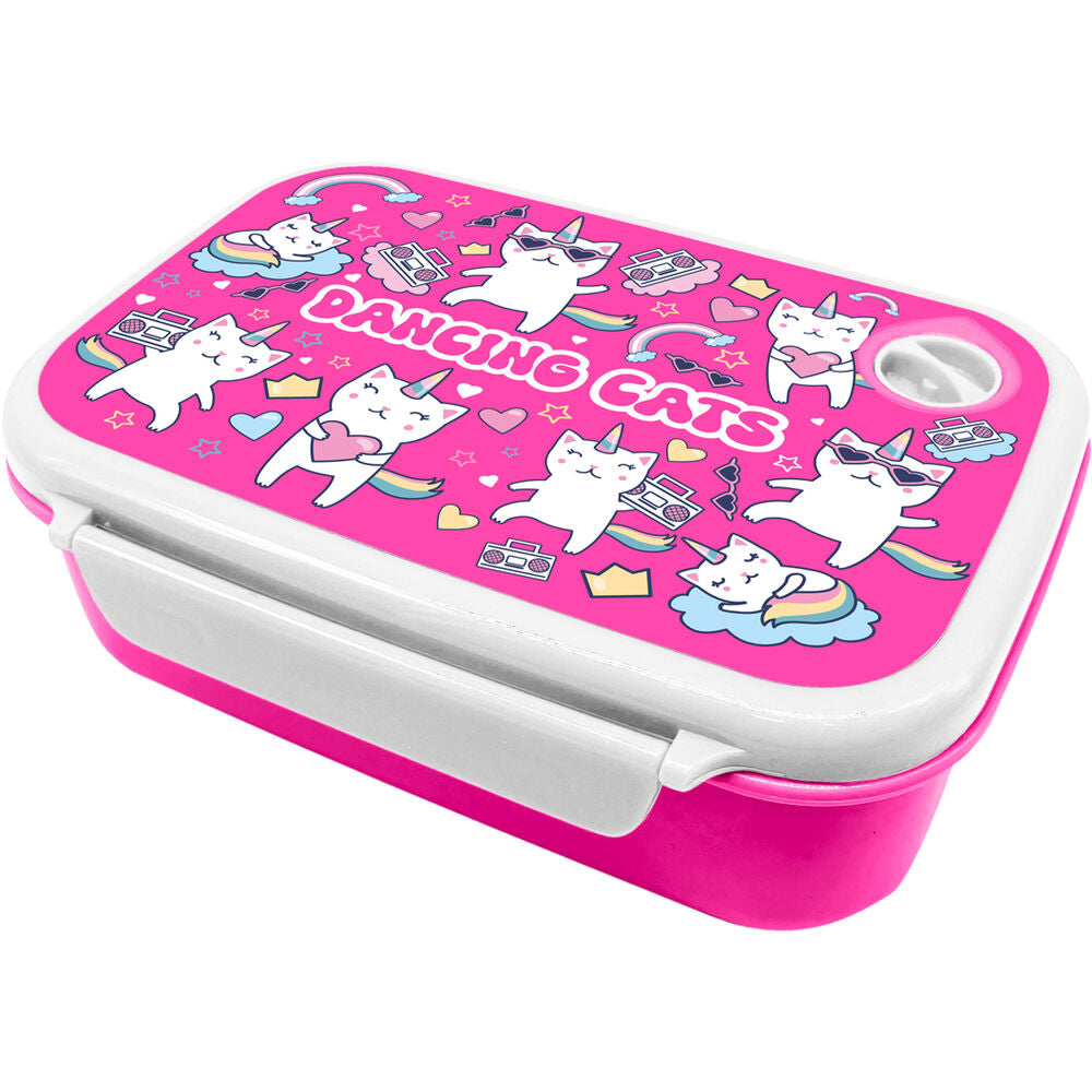 Sandwichera Gatos Bailarines Water Revolution 800ml
