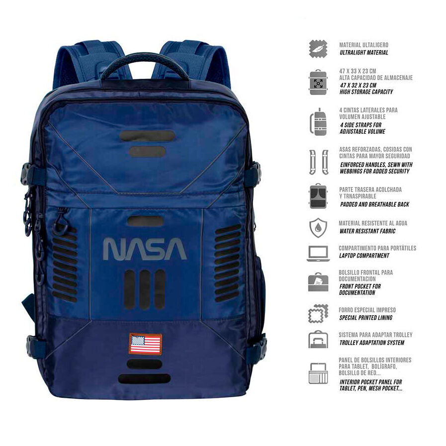 Mochila Spaceship NASA 49cm