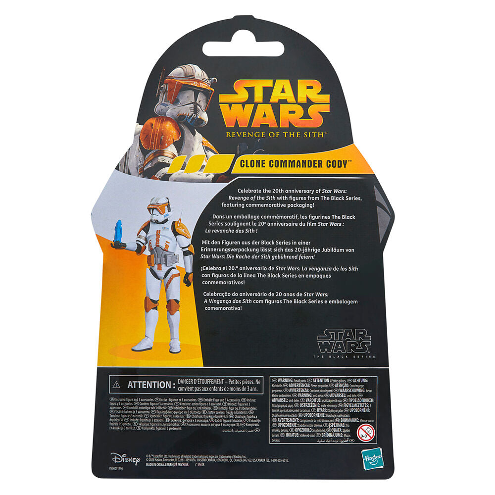 Figura Clone Commander Cody Revenge of the Sith Star Wars 15cm