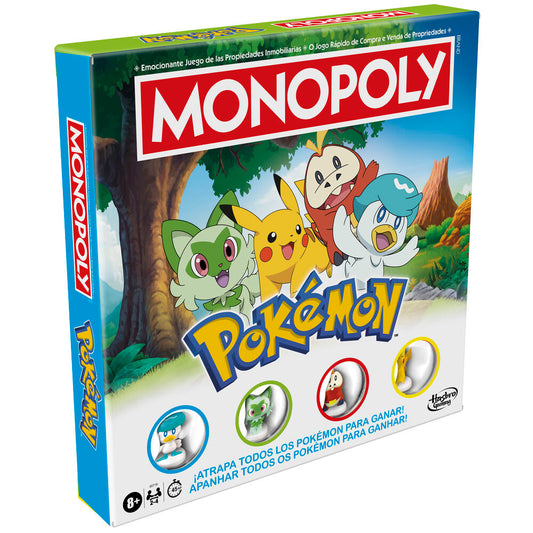 Juego mesa Monopoly Pokemon espaÃ±ol