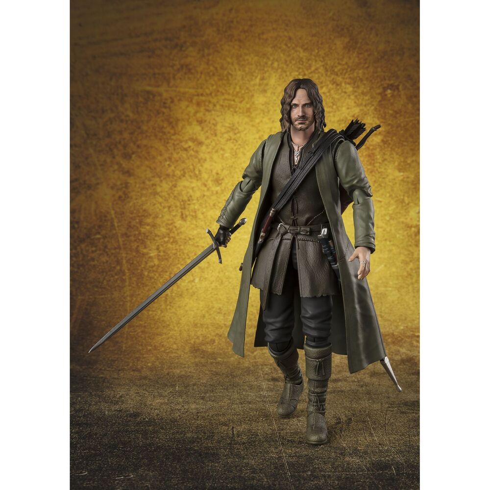 Figura S.H. Figuarts Aragon La Comunidad del Anillo El Señor de los Anillos 15cm