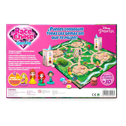 Juego mesa Race Chase Princesas Disney español