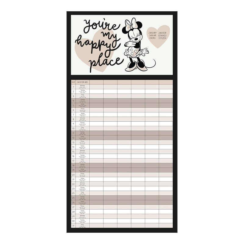 Calendario planificador familiar Mickey and Friends Disney