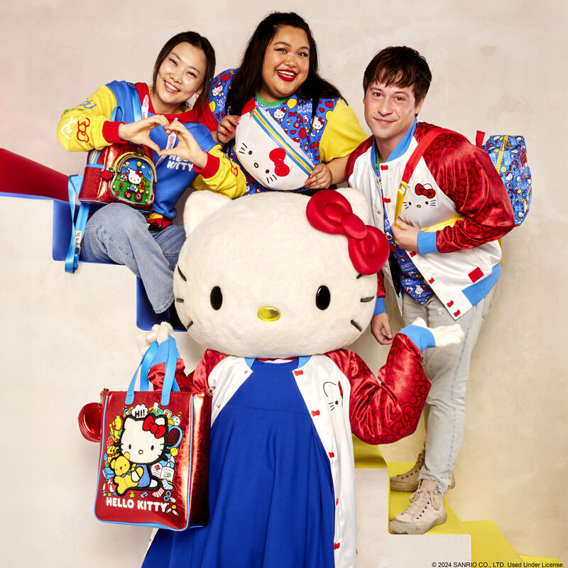 Bolso + monedero 50th Anniversary Hello Kitty Loungefly