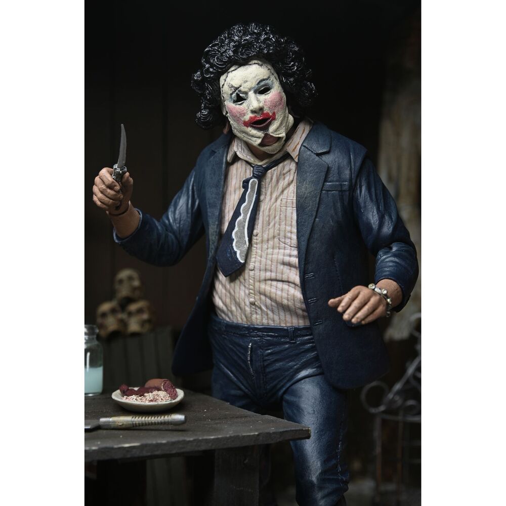 Figura Leatherface Pretty Woman 50th Anniversary La matanza de Texas 18cm