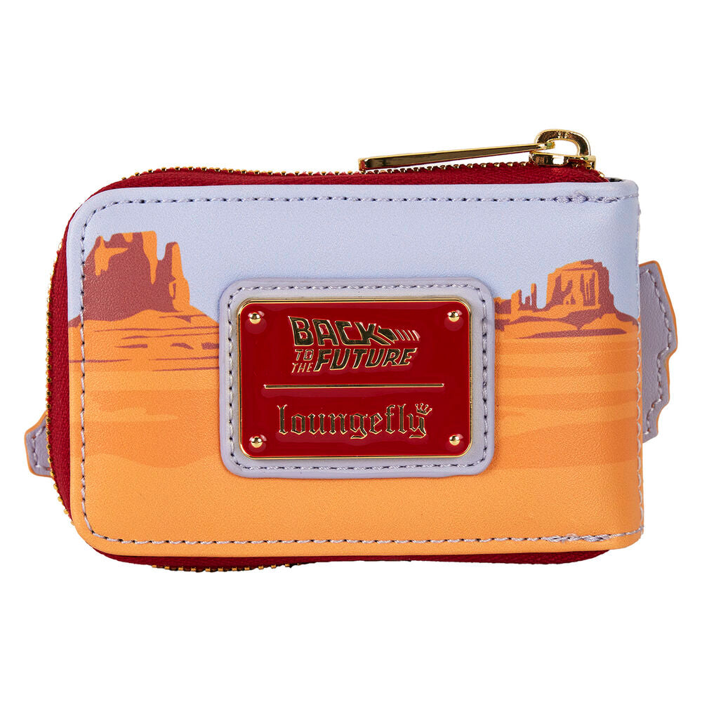 Tarjetero 40th Anniversary Delorean Accordion Regreso al Futuro Loungefly