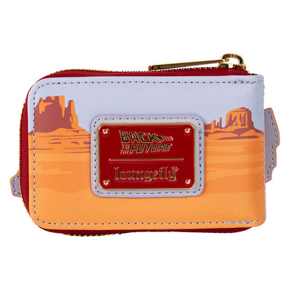 Tarjetero 40th Anniversary Delorean Accordion Regreso al Futuro Loungefly