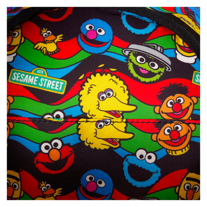 Mochila peluche + monedero Cookie Monster Barrio Sesamo Loungefly