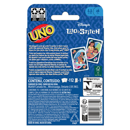 Juego cartas UNO Lilo & Stitch Disney