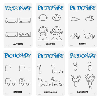 Juego mesa Pictionary español