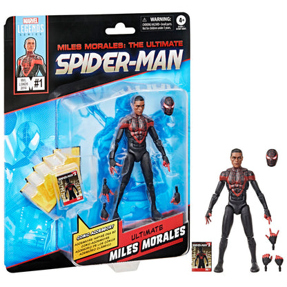 Figura Miles Morales Ultimate Spider-Man Marvel Legends 15cm